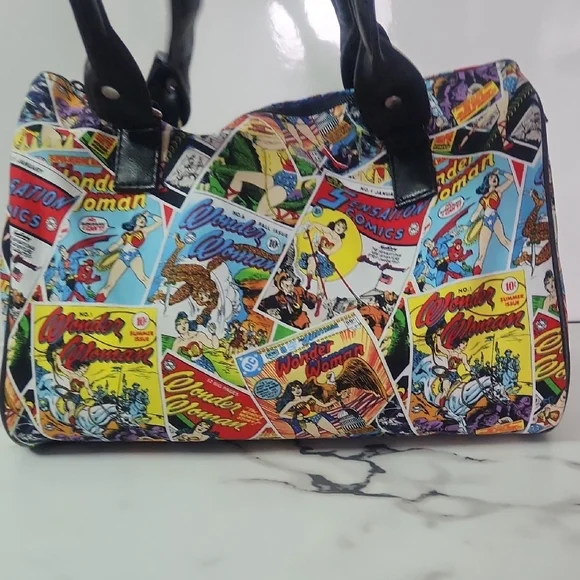 Superhero Comic Print Women's Bag - Picture 4 of 9